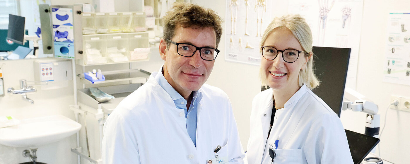 Prof. Dr. Dr. Lukas Prantl und Dr. Sally Kempa