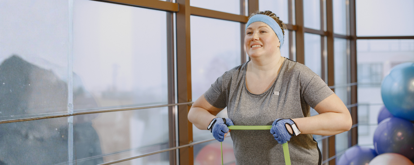 Frau beim Sport