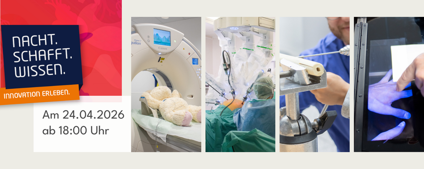 Einladung zu Nacht schafft Wissen - Plakat