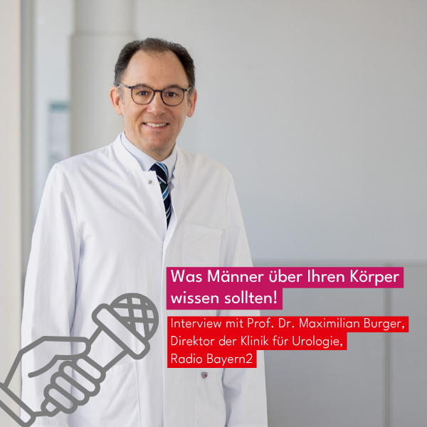 Prof. Burger im Porträt.