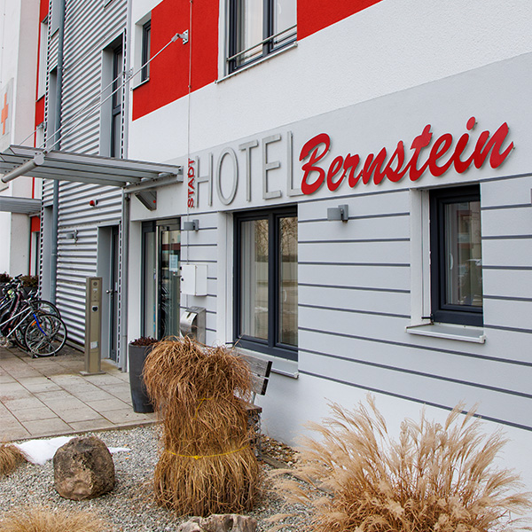 Außenansicht vom Hotel Bernstein