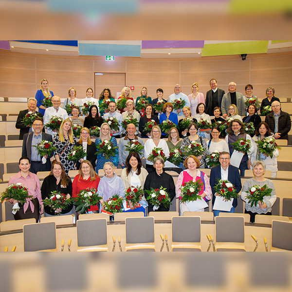 Gruppenfoto der Jubilarinnen und Jubilare